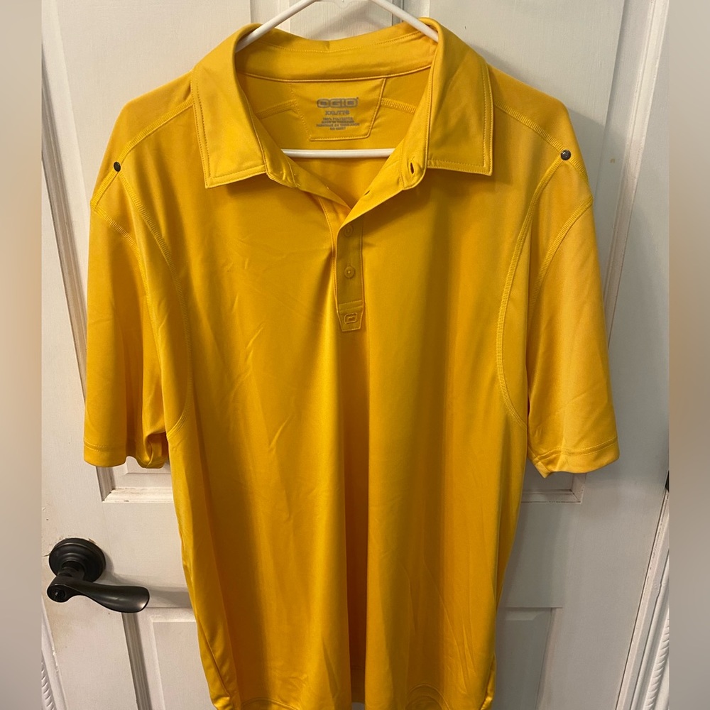 OGIO Men’s Golf Shirt. NWOT. Bright gold/yellow. XXL
